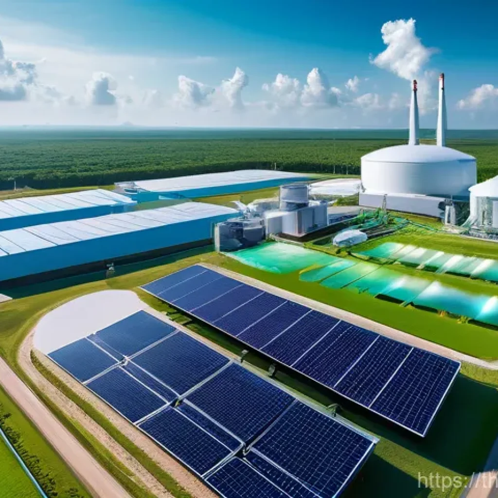 수소연료전지의 설계 및 분석 방법 - **Prompt 1: "Green Hydrogen Oasis in Thailand"**
"A vibrant, wide-angle shot showcasing a futuri...