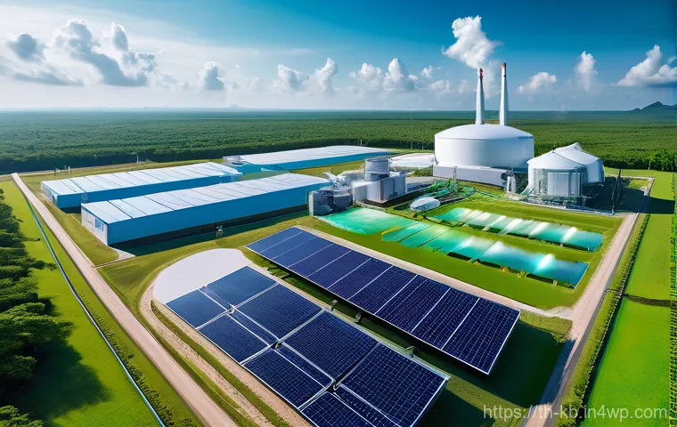 수소연료전지의 설계 및 분석 방법 - **Prompt 1: "Green Hydrogen Oasis in Thailand"**
"A vibrant, wide-angle shot showcasing a futuri...