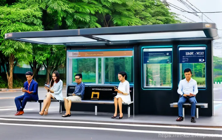 수소연료전지 시장 진입 전략 - **Prompt:** "A bustling, vibrant street scene in Bangkok showcasing a futuristic hydrogen fuel cell ...